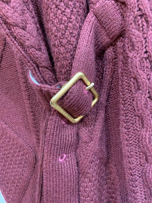 BLUE LABEL CRESTBRIDGE（ブルーレーベルクレストブリッジ）BLUE LABEL CRESTBRIDGE (ブルーレーベルクレストブリッジ) ニットワンピース レッド ☆ サイズ:38の古着・服飾アイテム