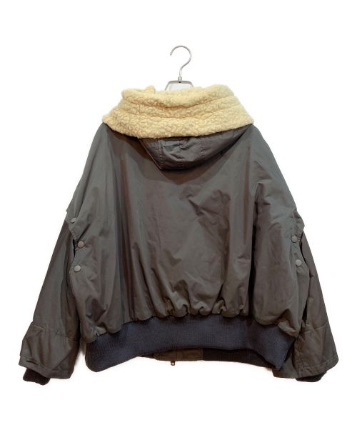 YOHJI YAMAMOTO（ヨウジヤマモト）YOHJI YAMAMOTO (ヨウジヤマモト) YOHJI YAMAMOTO　PE TWILL R-DETACHABLE SLEEVES BLOUSON　	FV-J53-901 グレー サイズ:2の古着・服飾アイテム