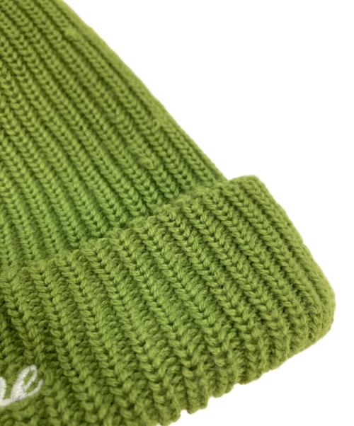 SUPREME（シュプリーム）Supreme (シュプリーム) ニット帽 グリーンの古着・服飾アイテム