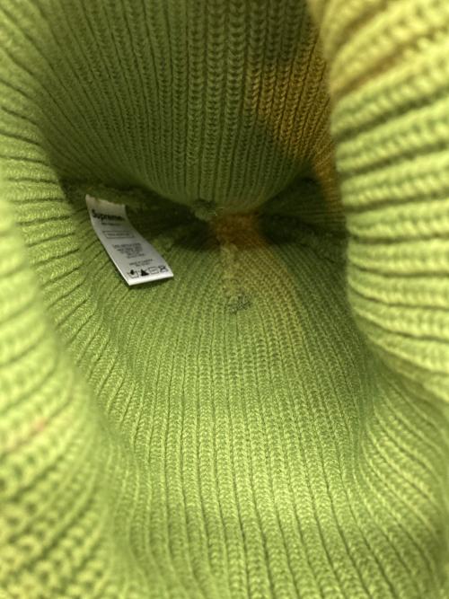 SUPREME（シュプリーム）Supreme (シュプリーム) ニット帽 グリーンの古着・服飾アイテム