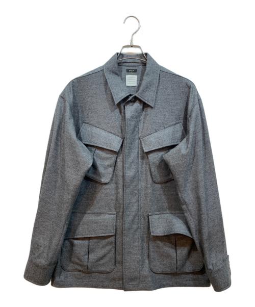 WILD LIFE TAILOR Adam et ROPE（ワイルドライフテーラーアダム エ ロペ）WILD LIFE TAILOR Adam et ROPE (ワイルドライフテーラーアダム エ ロペ) ミリタリージャケット グレー サイズ:Mの古着・服飾アイテム