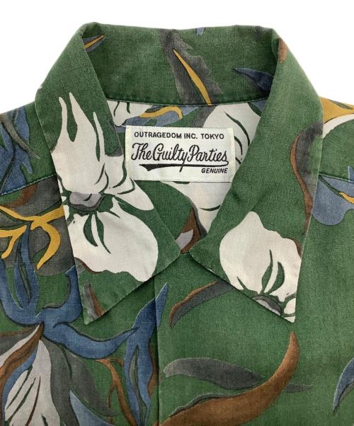 WACKO MARIA（ワコマリア）WACKO MARIA (ワコマリア) HAWAIAN SHIRTS グリーン サイズ:Mの古着・服飾アイテム