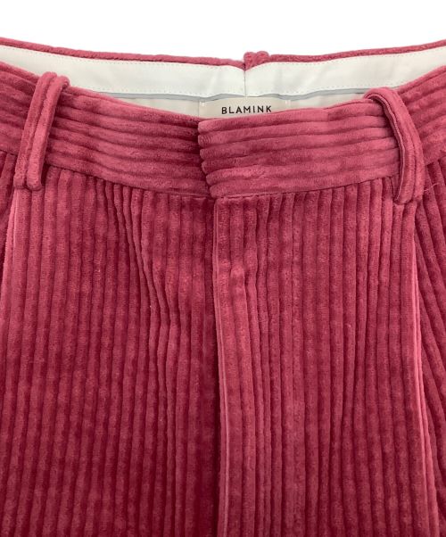BLAMINK（ブラミンク）BLAMINK (ブラミンク) コーデュロイパンツ ピンク サイズ:36の古着・服飾アイテム
