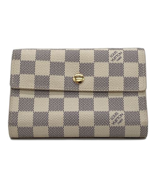 LOUIS VUITTON（ルイ ヴィトン）LOUIS VUITTON (ルイ ヴィトン) ポルトフォイユ・アレクサンドラ アイボリー×ネイビーの古着・服飾アイテム