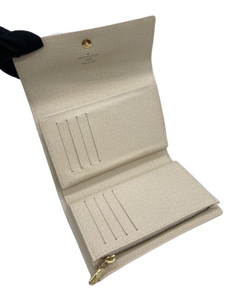 LOUIS VUITTON（ルイ ヴィトン）LOUIS VUITTON (ルイ ヴィトン) ポルトフォイユ・アレクサンドラ アイボリー×ネイビーの古着・服飾アイテム