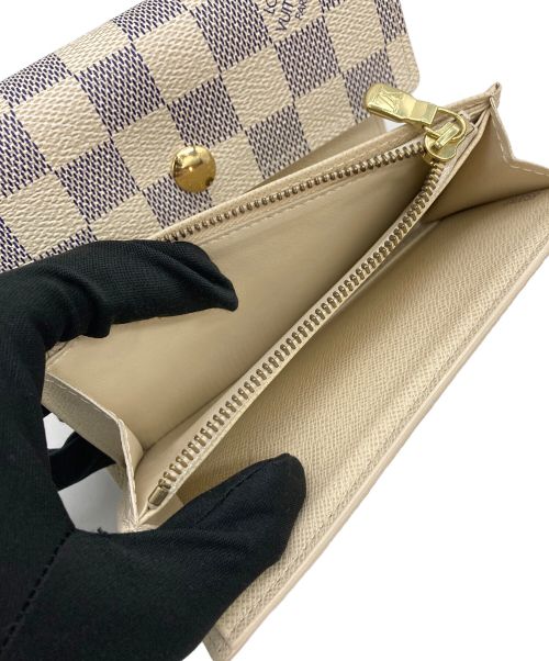 LOUIS VUITTON（ルイ ヴィトン）LOUIS VUITTON (ルイ ヴィトン) ポルトフォイユ・アレクサンドラ アイボリー×ネイビーの古着・服飾アイテム