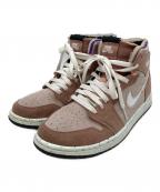 NIKEナイキ）の古着「Nike Air Jordan 1 High Zoom Comfort」｜ピンク×ベージュ