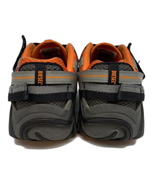 DIESEL（ディーゼル）DIESEL (ディーゼル) S-PROTOTYPE-CR グレー×オレンジ サイズ:28cmの古着・服飾アイテム