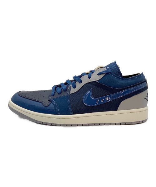 NIKE（ナイキ）NIKE (ナイキ) AIR JORDAN 1 LOW SE CRAFT/DR8867-400 ブルー×ネイビー サイズ:29の古着・服飾アイテム