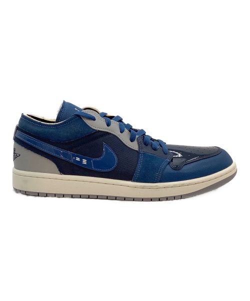 NIKE（ナイキ）NIKE (ナイキ) AIR JORDAN 1 LOW SE CRAFT/DR8867-400 ブルー×ネイビー サイズ:29の古着・服飾アイテム