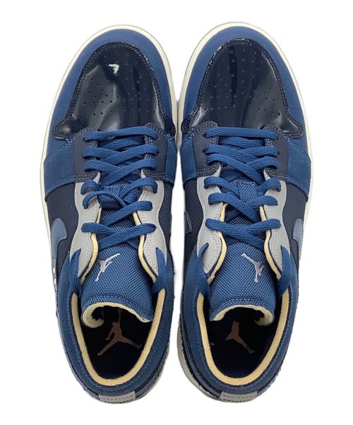 NIKE（ナイキ）NIKE (ナイキ) AIR JORDAN 1 LOW SE CRAFT/DR8867-400 ブルー×ネイビー サイズ:29の古着・服飾アイテム