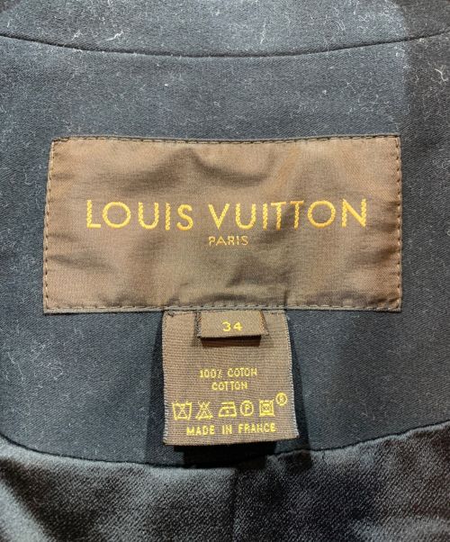 LOUIS VUITTON（ルイ ヴィトン）LOUIS VUITTON (ルイ ヴィトン) ステンカラーコート ブラック サイズ:34の古着・服飾アイテム