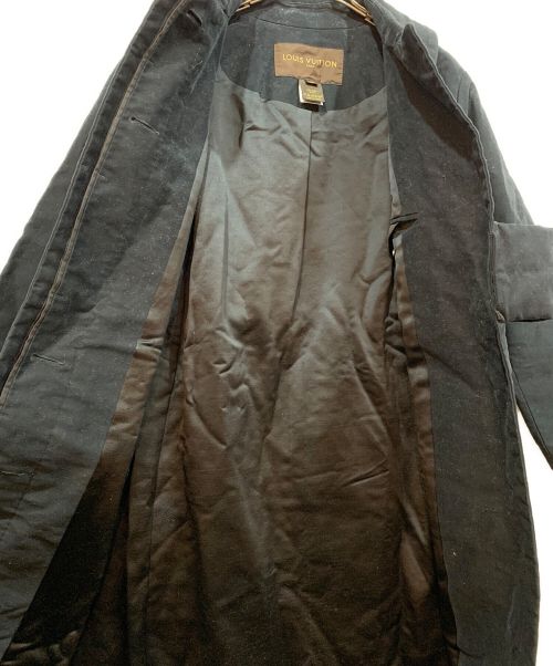 LOUIS VUITTON（ルイ ヴィトン）LOUIS VUITTON (ルイ ヴィトン) ステンカラーコート ブラック サイズ:34の古着・服飾アイテム