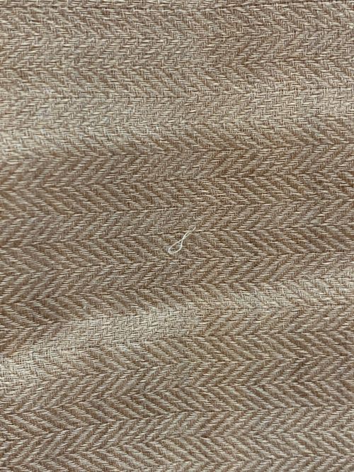 HERMES（エルメス）HERMES (エルメス) カシミヤウールマフラー ブラウンの古着・服飾アイテム