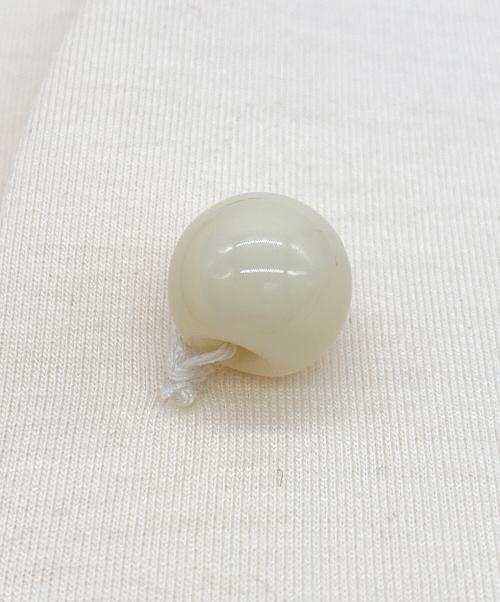 Adam et Rope（アダム エ ロペ）Adam et Rope (アダム エ ロペ) ペプラムダンボールカーディガン アイボリー サイズ:Fの古着・服飾アイテム