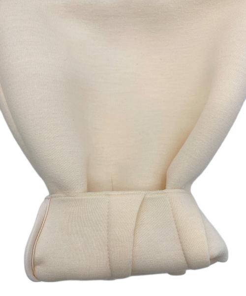 Adam et Rope（アダム エ ロペ）Adam et Rope (アダム エ ロペ) ペプラムダンボールカーディガン アイボリー サイズ:Fの古着・服飾アイテム