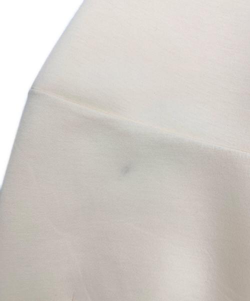 Adam et Rope（アダム エ ロペ）Adam et Rope (アダム エ ロペ) ペプラムダンボールカーディガン アイボリー サイズ:Fの古着・服飾アイテム