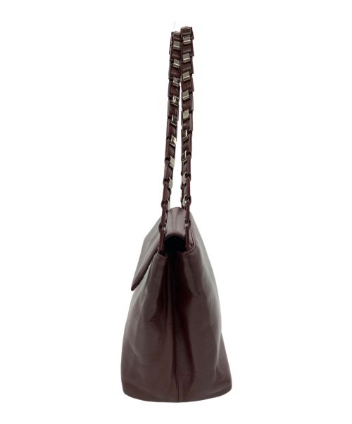 Salvatore Ferragamo（サルヴァトーレ フェラガモ）Salvatore Ferragamo (サルヴァトーレ フェラガモ) ヴァラチェーンショルダーバッグ ボルドーの古着・服飾アイテム