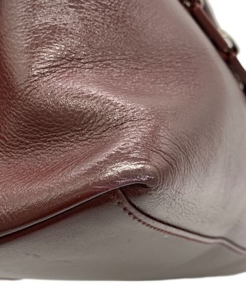 Salvatore Ferragamo（サルヴァトーレ フェラガモ）Salvatore Ferragamo (サルヴァトーレ フェラガモ) ヴァラチェーンショルダーバッグ ボルドーの古着・服飾アイテム