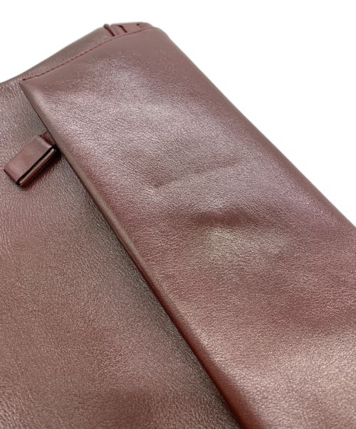 Salvatore Ferragamo（サルヴァトーレ フェラガモ）Salvatore Ferragamo (サルヴァトーレ フェラガモ) ヴァラチェーンショルダーバッグ ボルドーの古着・服飾アイテム