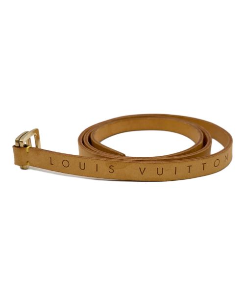 LOUIS VUITTON（ルイ ヴィトン）LOUIS VUITTON (ルイ ヴィトン) ヌメ革 ベルト ブラウン サイズ:Sの古着・服飾アイテム