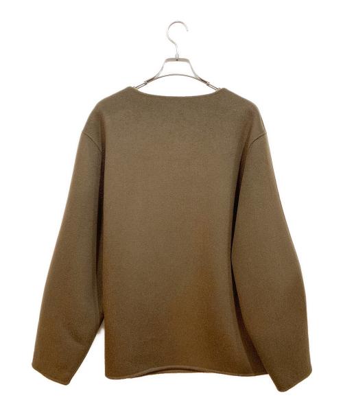 tageechita（タジチタ）tageechita (タジチタ) Wool Kimono-Style Short Coat ブラウン サイズ:Lの古着・服飾アイテム