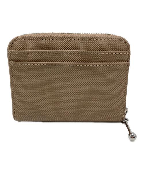 LACOSTE（ラコステ）LACOSTE (ラコステ) スモールジップウォレット ベージュの古着・服飾アイテム