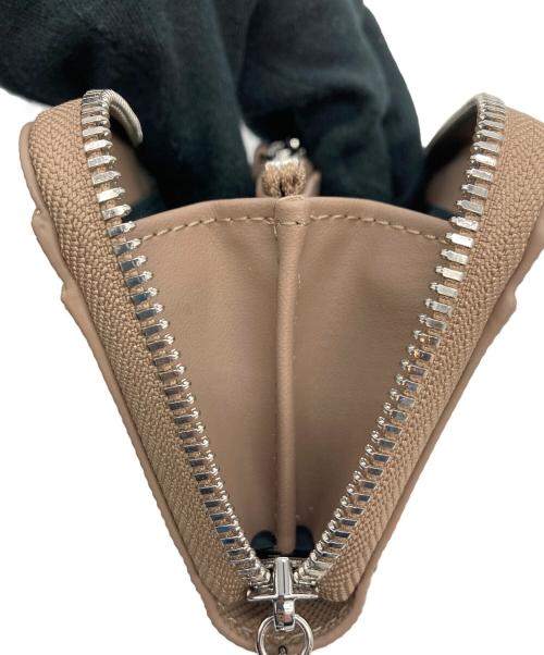 LACOSTE（ラコステ）LACOSTE (ラコステ) スモールジップウォレット ベージュの古着・服飾アイテム