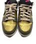 中古・古着 NIKE (ナイキ) スニーカー ブラック×ゴールド サイズ:27cm：6000円