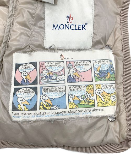 MONCLER（モンクレール）MONCLER (モンクレール) ダウンジャケット グレー サイズ:00の古着・服飾アイテム