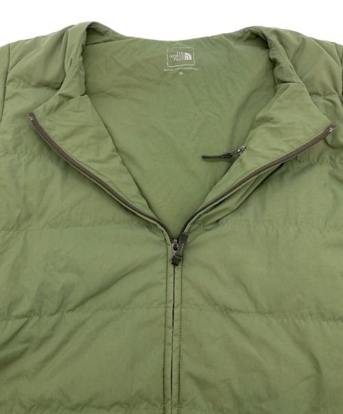 THE NORTH FACE（ザ ノース フェイス）THE NORTH FACE (ザ ノース フェイス) ノーカラーダウンジャケット グリーン サイズ:Mの古着・服飾アイテム