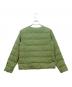 THE NORTH FACE (ザ ノース フェイス) ノーカラーダウンジャケット グリーン サイズ:M：8000円