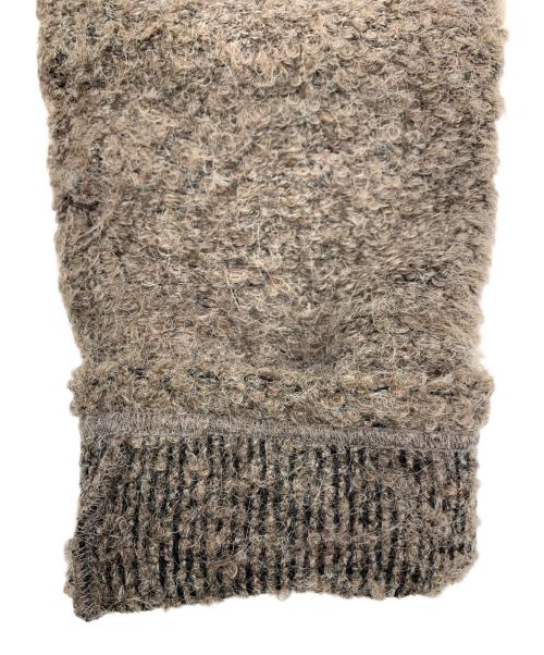 Needles sportswear（ニードルズスポーツウェア）Needles sportswear (ニードルズスポーツウェア) アルパカ混ボアカーディガン ブラウン サイズ:Mの古着・服飾アイテム