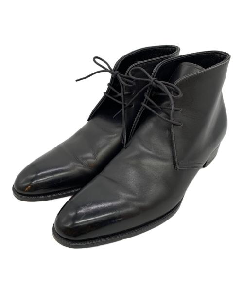 山長印靴本舗（ヤマチョウインクツホンポ）山長印靴本舗 (ヤマチョウインクツホンポ) レザーシューズ ブラック サイズ:5 1/2の古着・服飾アイテム
