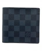 LOUIS VUITTONルイ ヴィトン）の古着「ポルトフォイユ・マルコ」｜ブラック×ブルー