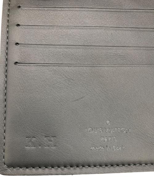 LOUIS VUITTON（ルイ ヴィトン）LOUIS VUITTON (ルイ ヴィトン) ポルトフォイユ・マルコ ブラック×ブルーの古着・服飾アイテム