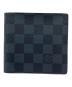LOUIS VUITTON（ルイ ヴィトン）の古着「ポルトフォイユ・マルコ」｜ブラック×ブルー