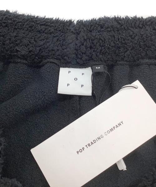 POP TRADING COMPANY（ポップトレーディングカンパニー）POP TRADING COMPANY (ポップトレーディングカンパニー) フリースパンツ ブラック サイズ:M 未使用品の古着・服飾アイテム