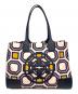 TORY BURCH（トリーバーチ）の古着「トートバッグ」｜ネイビー×ベージュ