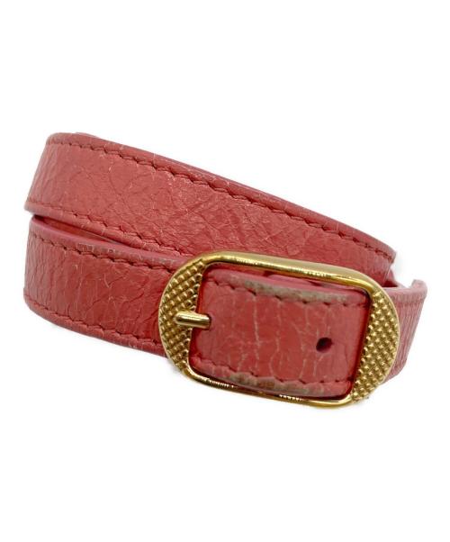 BALENCIAGA（バレンシアガ）BALENCIAGA (バレンシアガ) ジャイアントブレスレット ピンクの古着・服飾アイテム