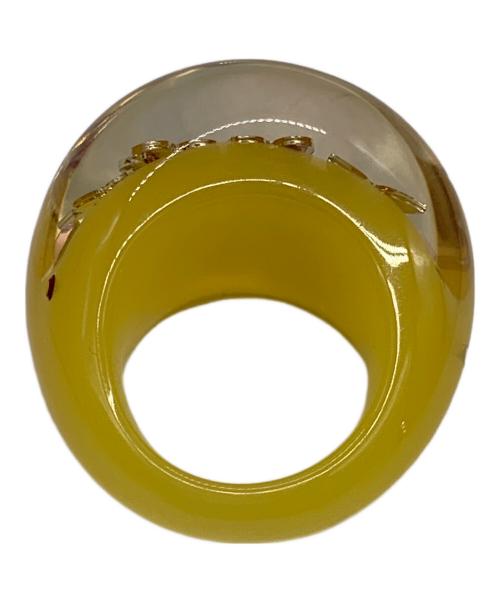 LOUIS VUITTON（ルイ ヴィトン）LOUIS VUITTON (ルイ ヴィトン) バーグ・アンクル―ジョン リング イエロー サイズ:10号の古着・服飾アイテム