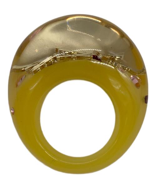 LOUIS VUITTON（ルイ ヴィトン）LOUIS VUITTON (ルイ ヴィトン) バーグ・アンクル―ジョン リング イエロー サイズ:10号の古着・服飾アイテム