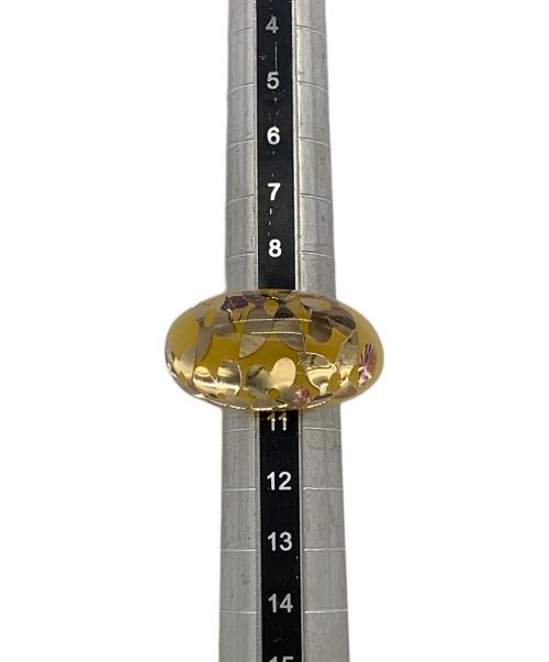 LOUIS VUITTON（ルイ ヴィトン）LOUIS VUITTON (ルイ ヴィトン) バーグ・アンクル―ジョン リング イエロー サイズ:10号の古着・服飾アイテム