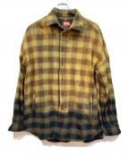 DIESELディーゼル）の古着「グラデーションチェックネルシャツ」｜ブラウン