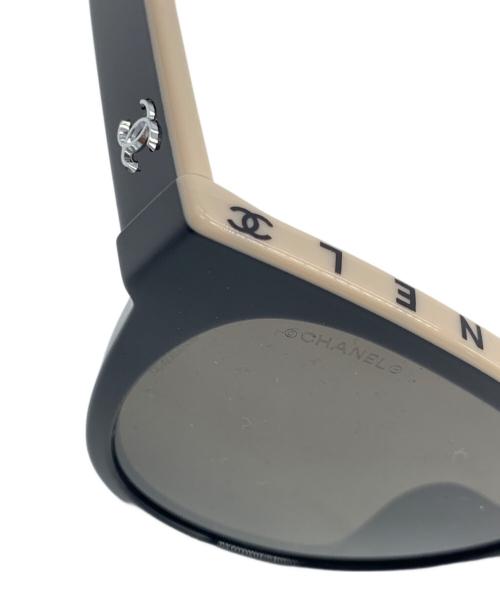 CHANEL（シャネル）CHANEL (シャネル) サングラス バタフライ シェイプ ブラックの古着・服飾アイテム