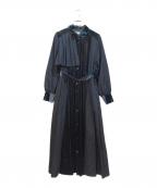 HAREハレ）の古着「アソートプリーツワンピース」｜ネイビー