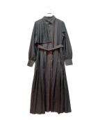 HAREハレ）の古着「アソートプリーツワンピース」｜グレー