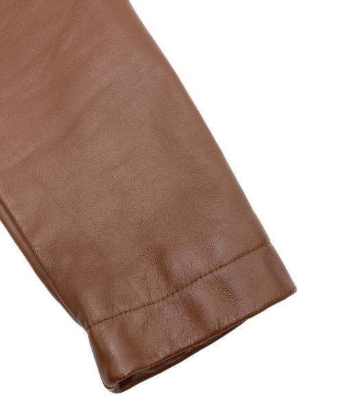 STANDARD（スタンダード）STANDARD (スタンダード) スタジャン ブルー×ブラウン サイズ:42の古着・服飾アイテム