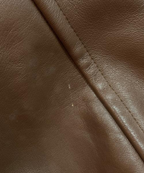 STANDARD（スタンダード）STANDARD (スタンダード) スタジャン ブルー×ブラウン サイズ:42の古着・服飾アイテム