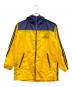 LEMONED（レモネード）の古着「ナイロンジャケット」｜イエロー×ブルー